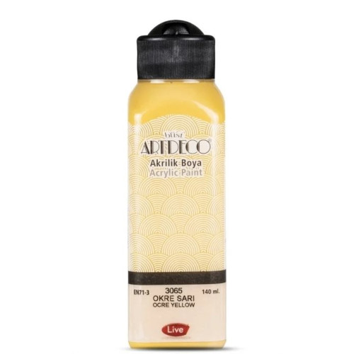 ARTDECO AKRİLİK BOYA 140ML OKRE SARI 3065